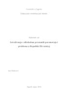 prikaz prve stranice dokumenta Istraživanja s alkoholom povezanih poremećaja i problema u Republici Hrvatskoj